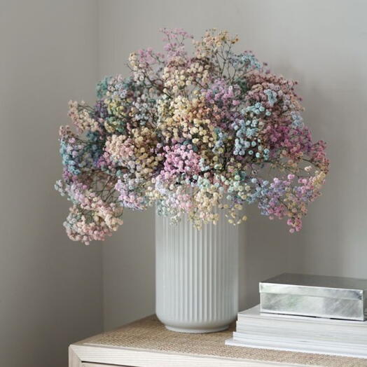 Frozen chips with vase