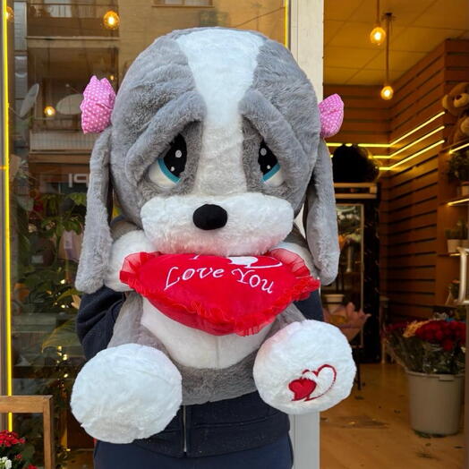 🐶 60 cm Üzgun Kopek Peluş Ayıcık – Birinci Sınıf Yumuşak Dokulu  Oyuncak