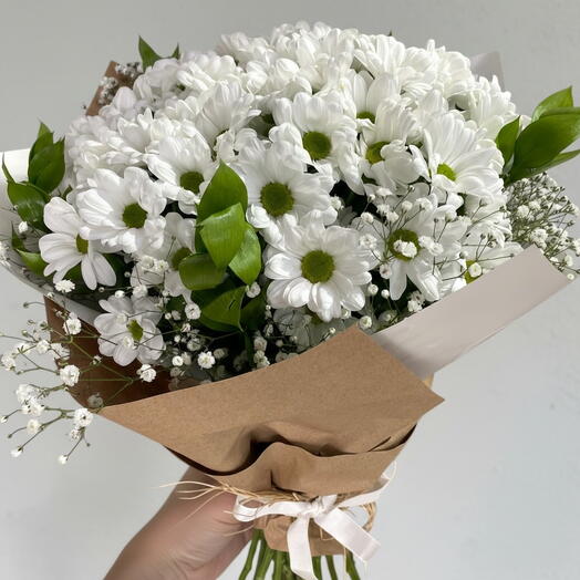 Beyaz Papatya Buketi