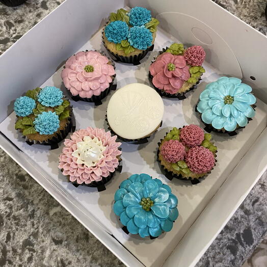 Boy or Girl Cupcake - Cinsiyet Belirleme Temalı Kapkek (9)