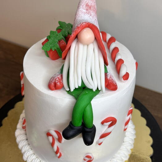New Year's themed birthday cake