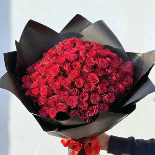 101 Kırmızı Gul Buketi