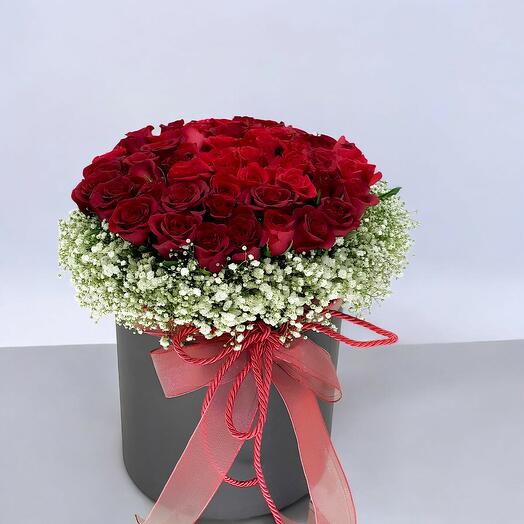 Aşkın Tacı Kutu Gul Aranjmanı