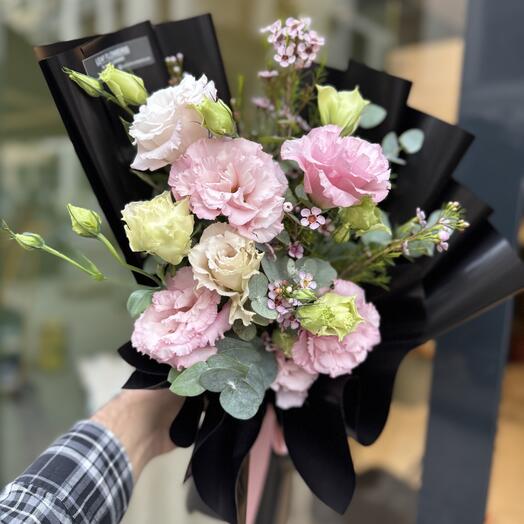 Pembe lisyantus siyah ambalaj