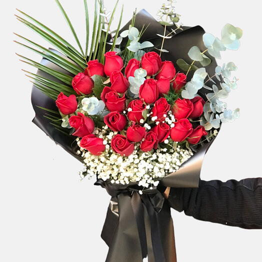 Aşk 25 Kırmızı Gul Buketim