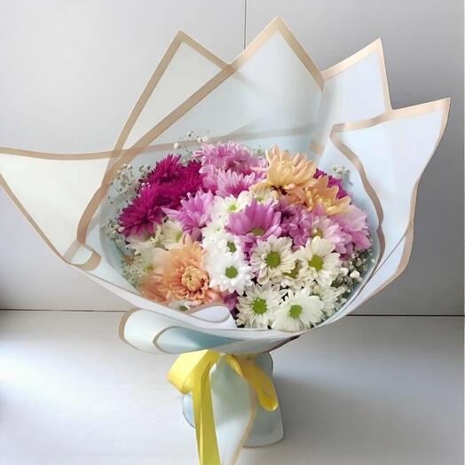 Renkli Papatya buketi