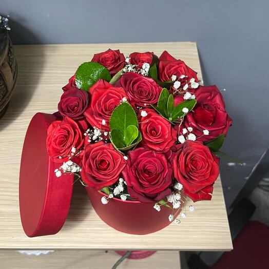 Red rose box