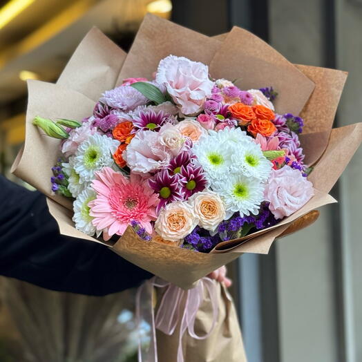 Bahar Neşesi Çiçek Buketi