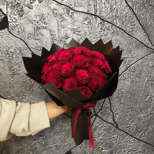 21Lİ KIRMIZI GÜL BUKETİ