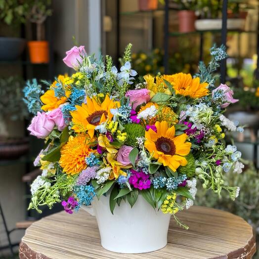 Ay Çiçekleri Bahar Aranjmanı