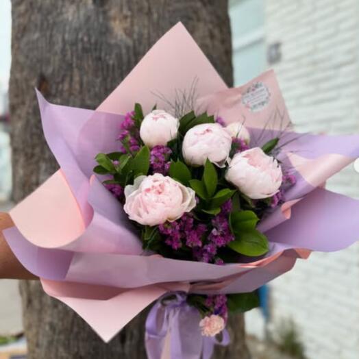 Pink peonies