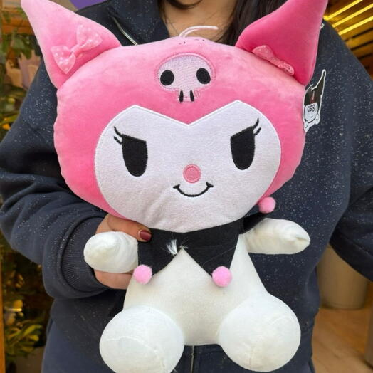 😈💗 40 CM PEMBE KROMİ PELUŞ OYUNCAK