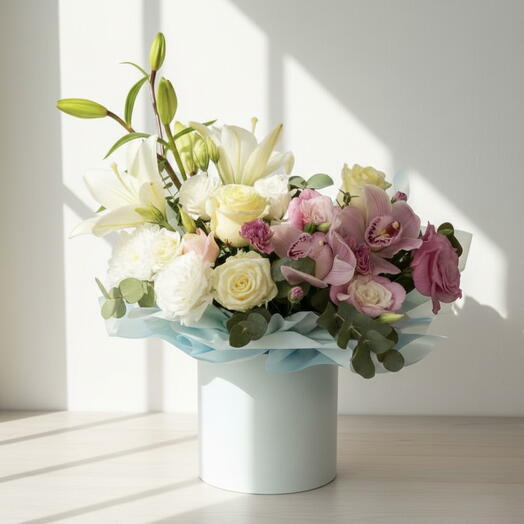 Luxury Orchid Lily Box