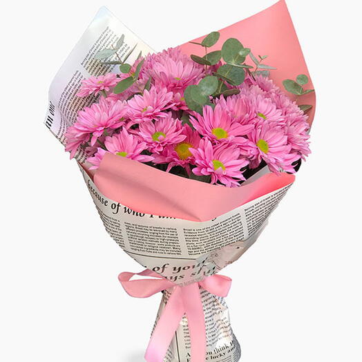 Pembe Papatya Buketim