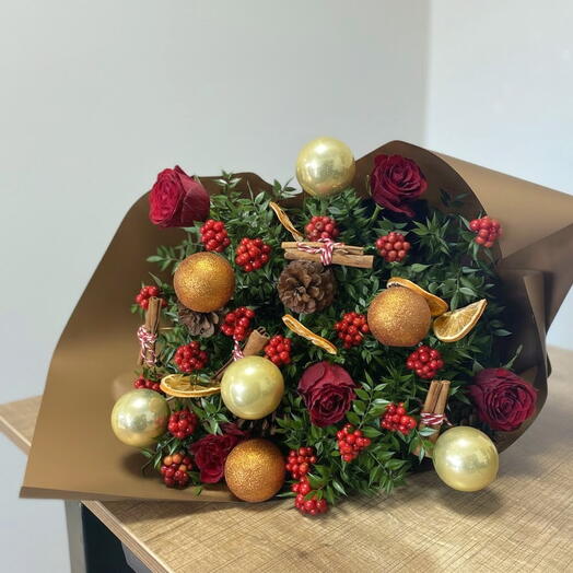 Altın Kokina Çiçeği Buketi