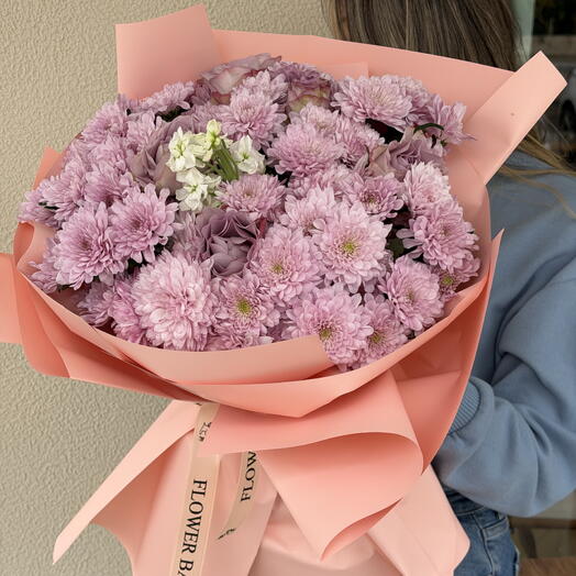 Pink kasımpatı buket