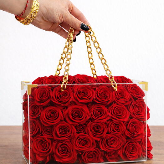 lux karışık cam canta