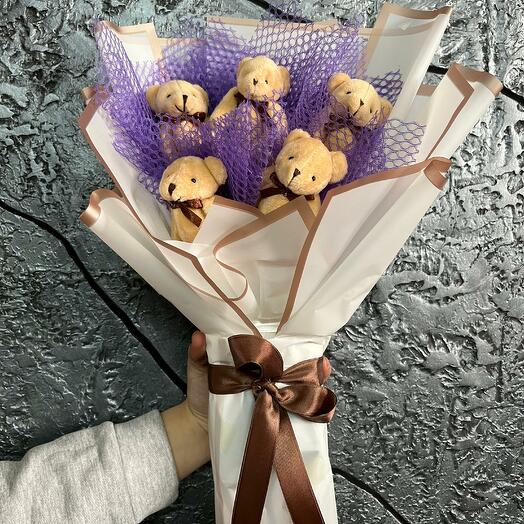 ORTA BOY KAHVERENGİ PELUŞ AYICIK