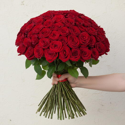 100 lu kırmızı gul