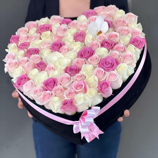 Aşkın Kalbi Gul Aranjmanı