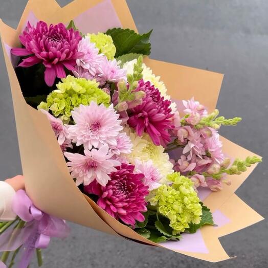 Pastel Çiçek Buketi – Doğanın Zarif Dokunuşu