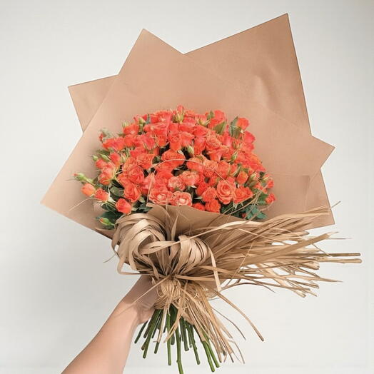 Turuncu Çardak Gul Buketi