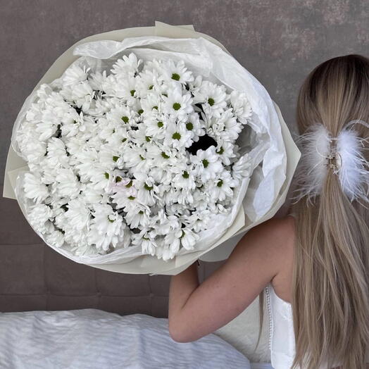 XL Beyaz Papatya Buketi