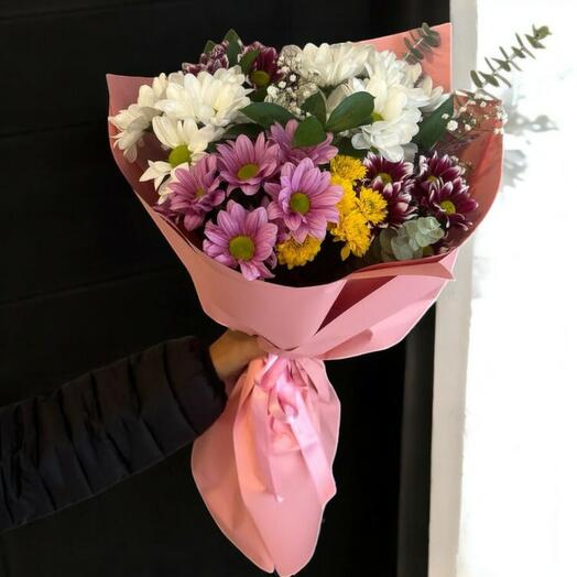 Karışık Papatya Buketi