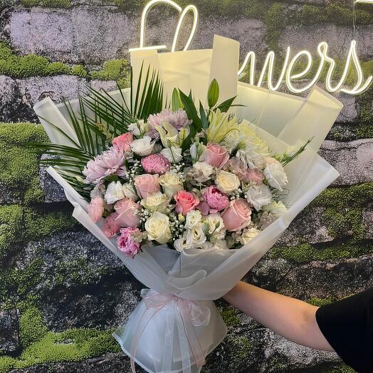 PREMİUM SOFT İTHAL GÜL BUKETİ