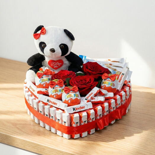 KINDER LOVE PANDA – ROMANTIC GIFT BOX