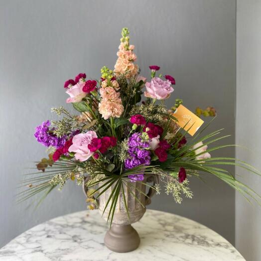 Zarafet Vazoda – Mor Şebboylu Şık Aranjman