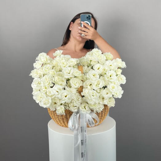 Basket of 101 Lisianthus