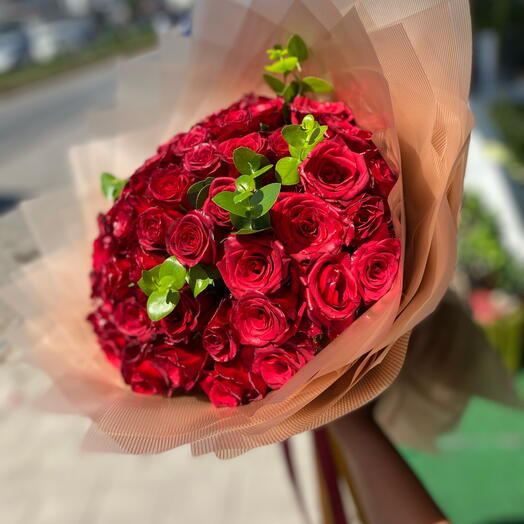 Red rose bouquet