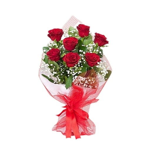 Букет из 7 красных роз