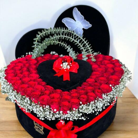 Çikolatalı 101 adet gul